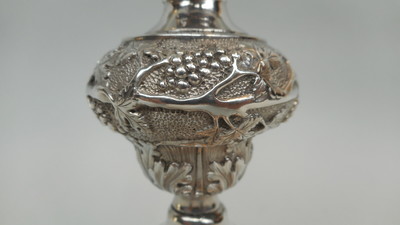 Chalice With Original Case And Paten en full silver Weight : 556 GRS, Italy 19th century