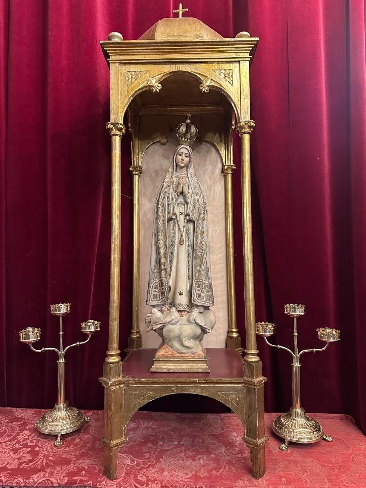 1  Chapel With Our Lady Of Fatima For Sale Seperate ! Statue Has Been Sold !