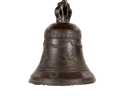 Church Bell. Weight : 17 Kgs en Bronze, Anno 1777