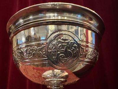 Ciborium en Full - Silver / Silver Marks Present, Belgium  19 th century