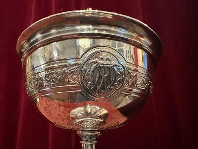 Ciborium en Full - Silver / Silver Marks Present, Belgium  19 th century