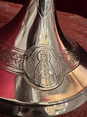 Ciborium en Full - Silver / Silver Marks Present, Belgium  19 th century