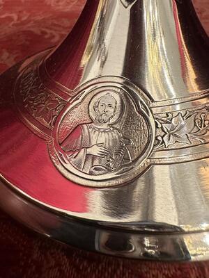 Ciborium en Full - Silver / Silver Marks Present, Belgium  19 th century
