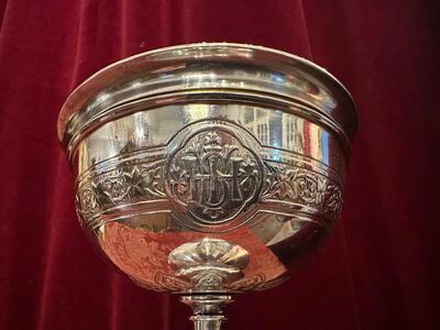 Ciborium en Full - Silver / Silver Marks Present, Belgium  19 th century