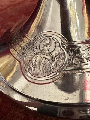 Ciborium en Full - Silver / Silver Marks Present, Belgium  19 th century