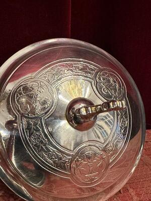 Ciborium en Full - Silver / Silver Marks Present, Belgium  19 th century