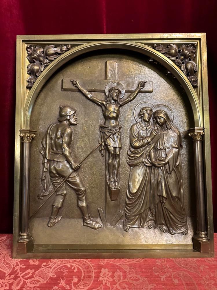 1 Classicistic High Quality Altar - Retable Crucifixion Of Jesus