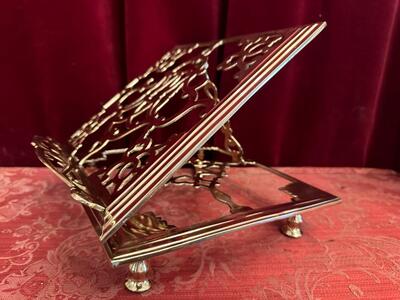 Missal Stand  style Classicistic en Bronze / Polished and Varnished, Belgium  19 th century