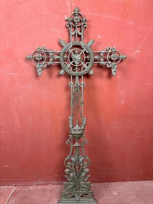 Cross From Graveyard en Cast - Iron, F 19 th century