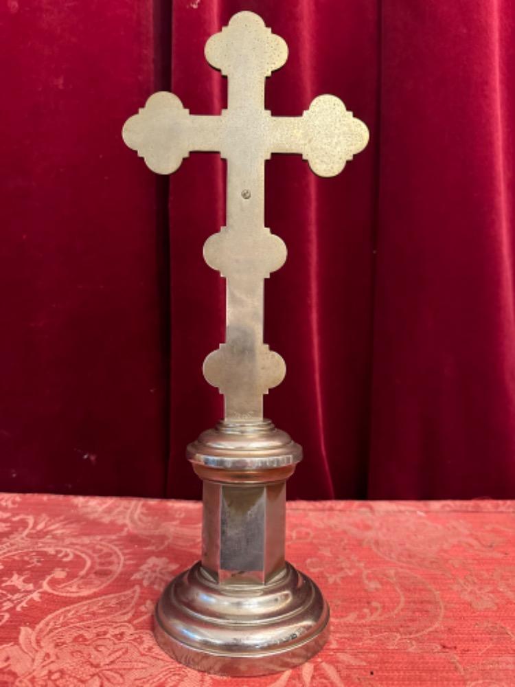 1  Cross With Corpus Christi Inlay With Micro Mozaiek