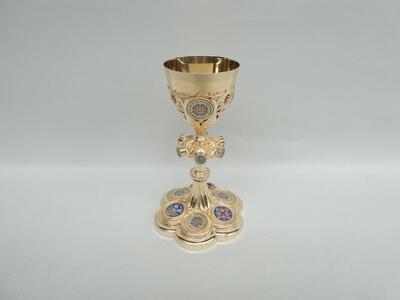 1  Exceptional Chalice By : Jamain Jules En Chevron Eugene - Paris - France