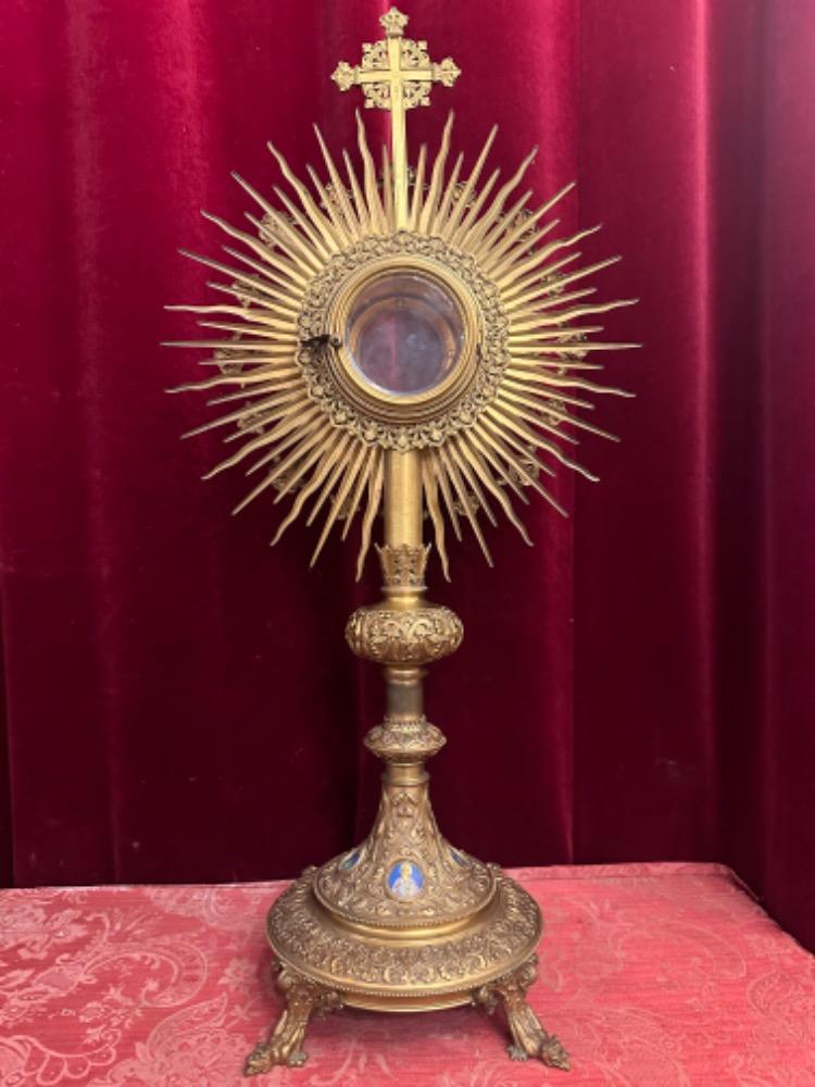 1  Exceptional Monstrance By  :Pierre Le Roux Paris