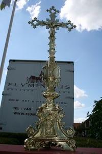 Altar - Cross style Gothic en BRONZE, France 19th century
