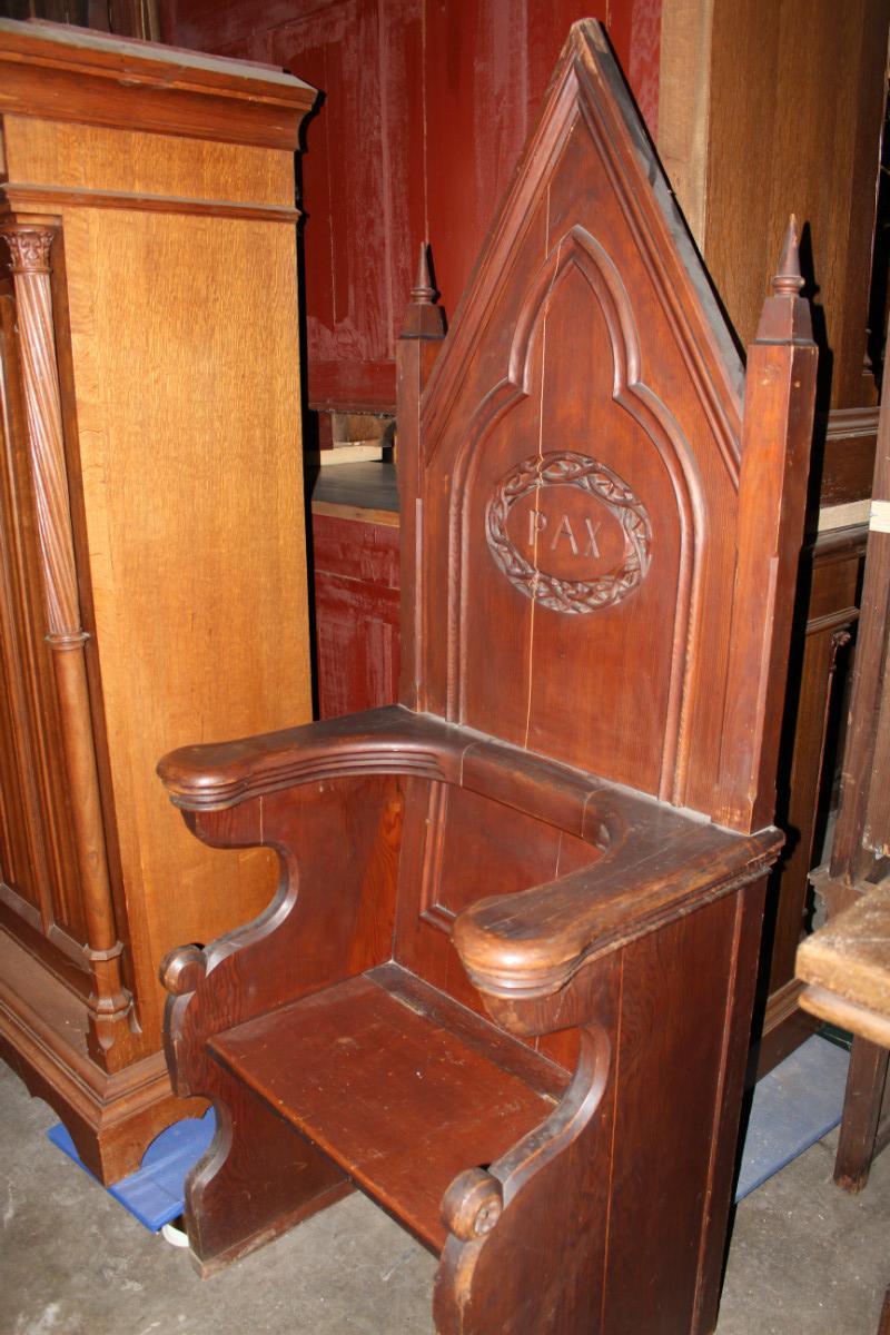 Antique bishop's online chair