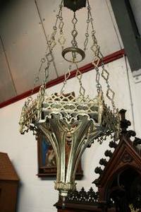 Sanctuary Measures Are Without Chain style Gothic en Brass / Bronze / , France 19th century
