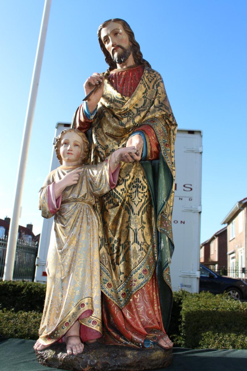 1 Gothic St. Joseph Statue