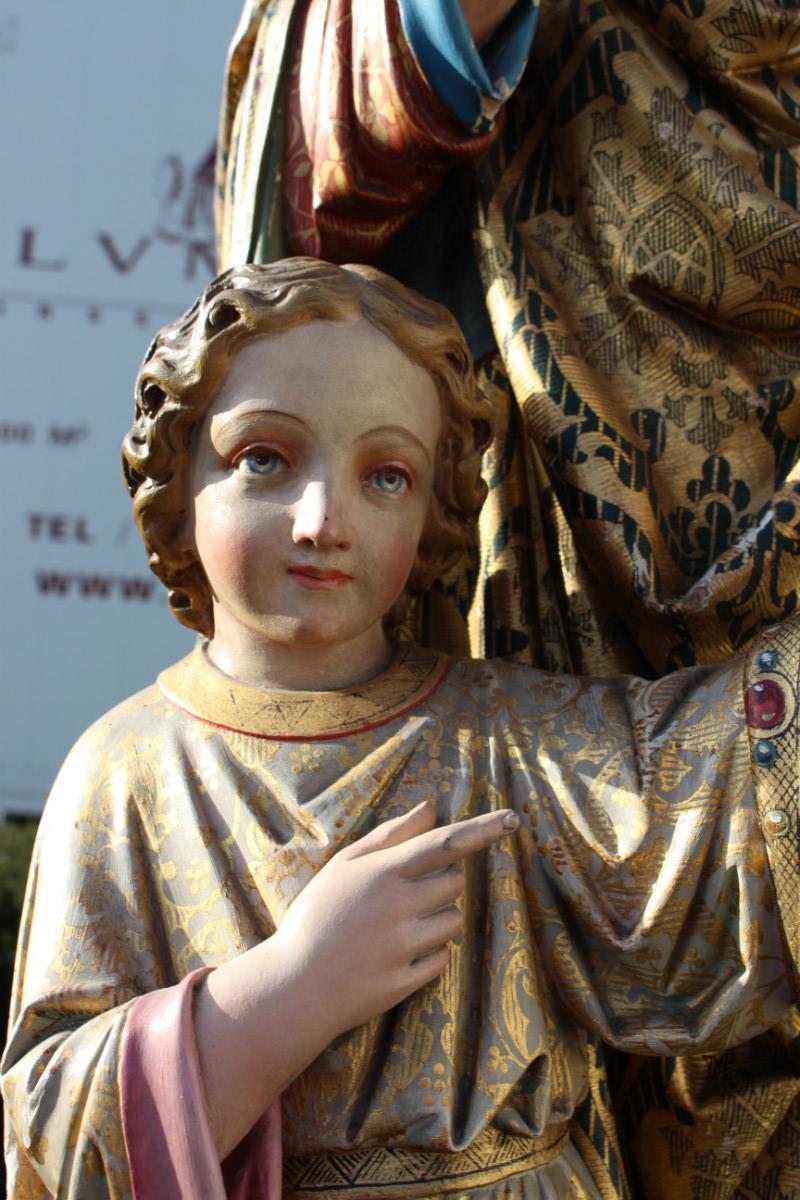 1 Gothic St. Joseph Statue