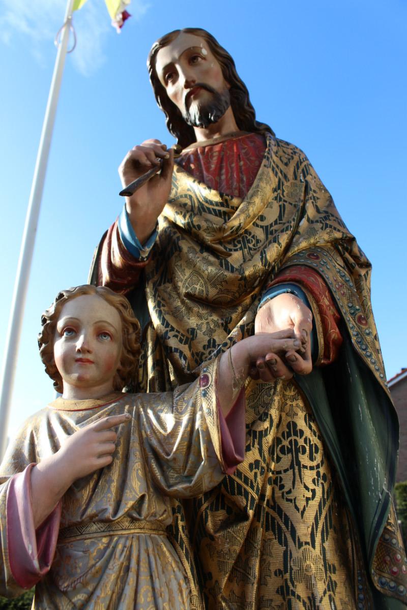 1 Gothic St. Joseph Statue