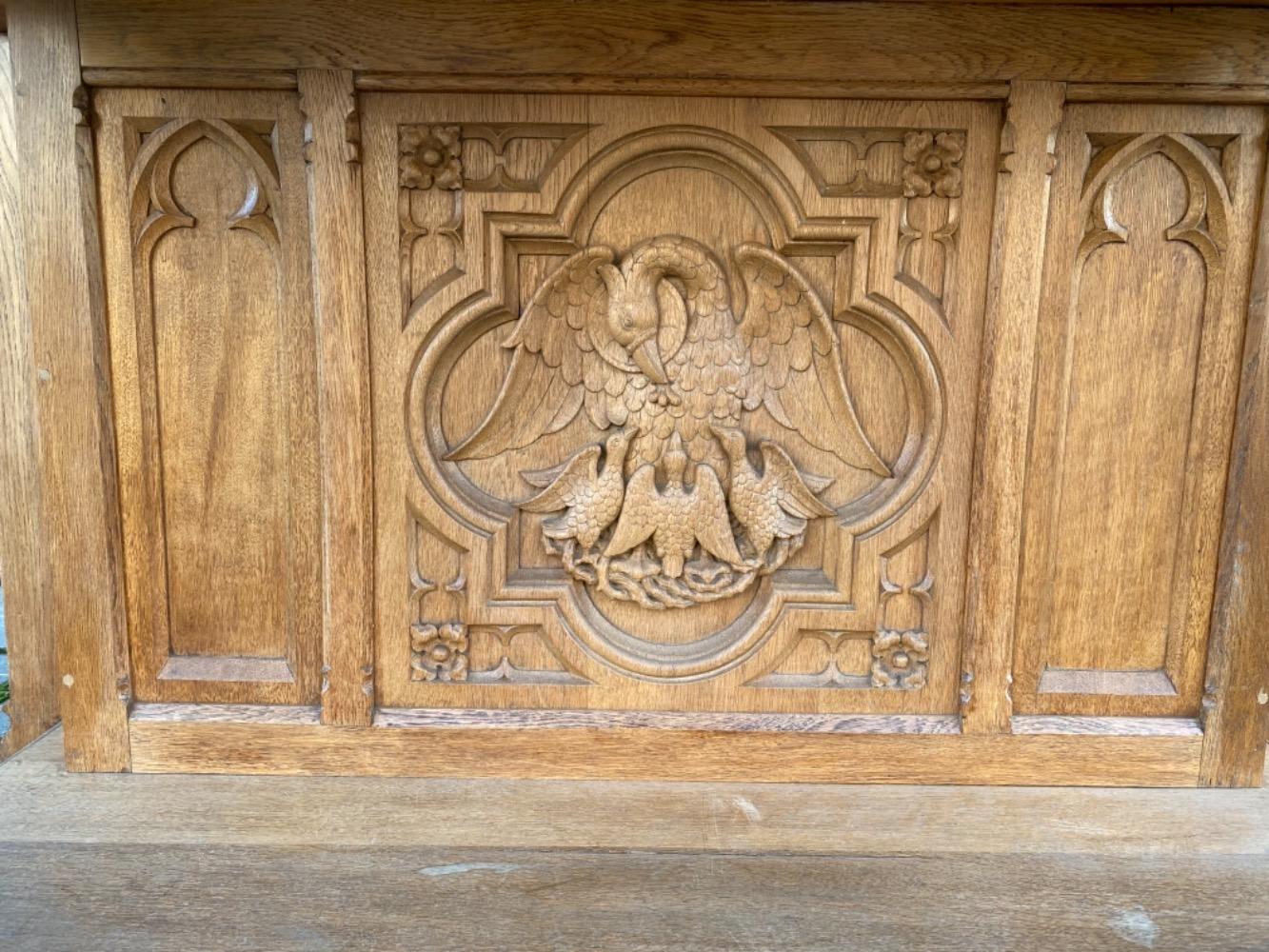 1 Gothic - Style Altar With Original Altar Stone