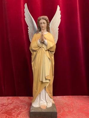 Angel style Gothic - style en Oak wood Painted, Dutch 19 th century ( Anno 1890 )