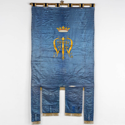 Banner St. Mary style Gothic - Style en Fabrics, Belgium  19 th century