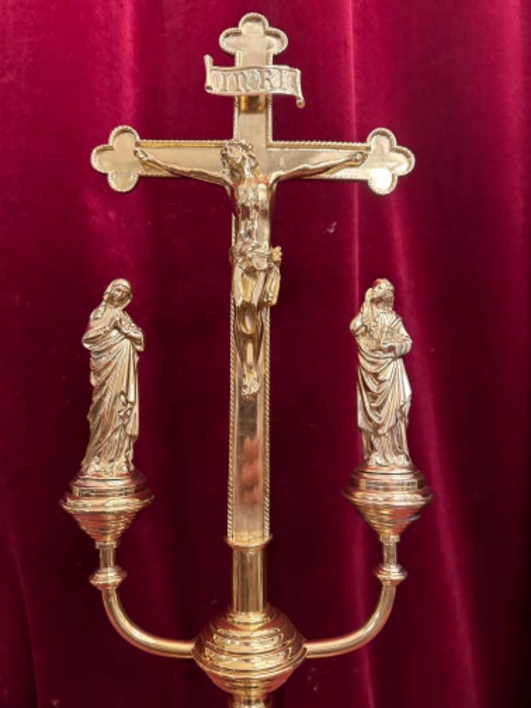 1 Gothic - Style Calvary Scene Corpus Christi St. Mary & St. John