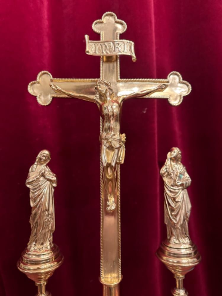 1 Gothic - Style Calvary Scene Corpus Christi St. Mary & St. John