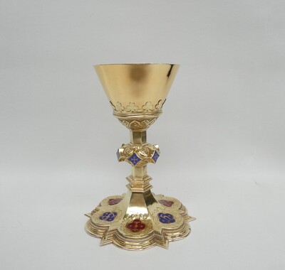 Chalice  style Gothic - Style 19 th century