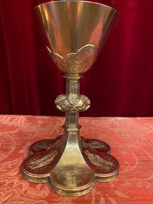 Chalice style Gothic - style en Full - Silver, Belgium 20th century ( 1907 )