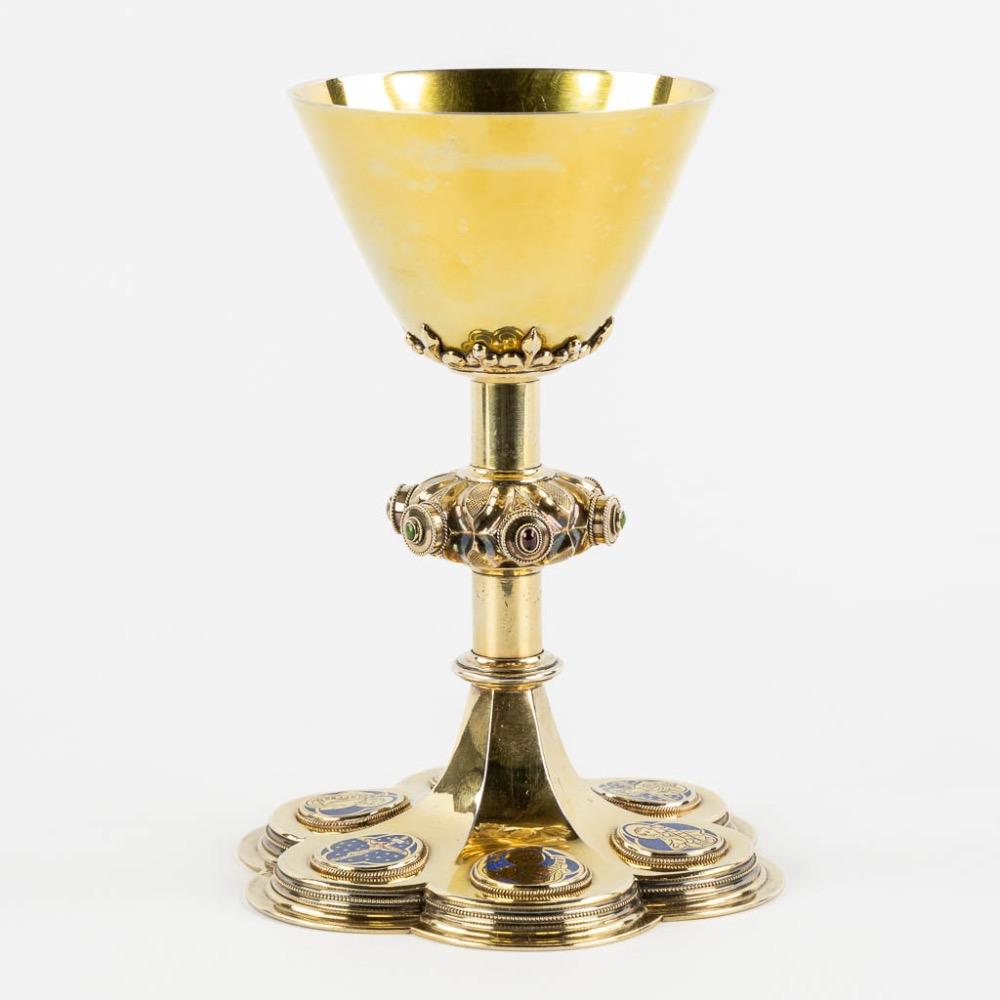 1 Gothic - Style Chalice A. Bourdon-De Bruyne, Gent