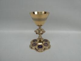 1 Gothic - Style Chalice By : Bourdon