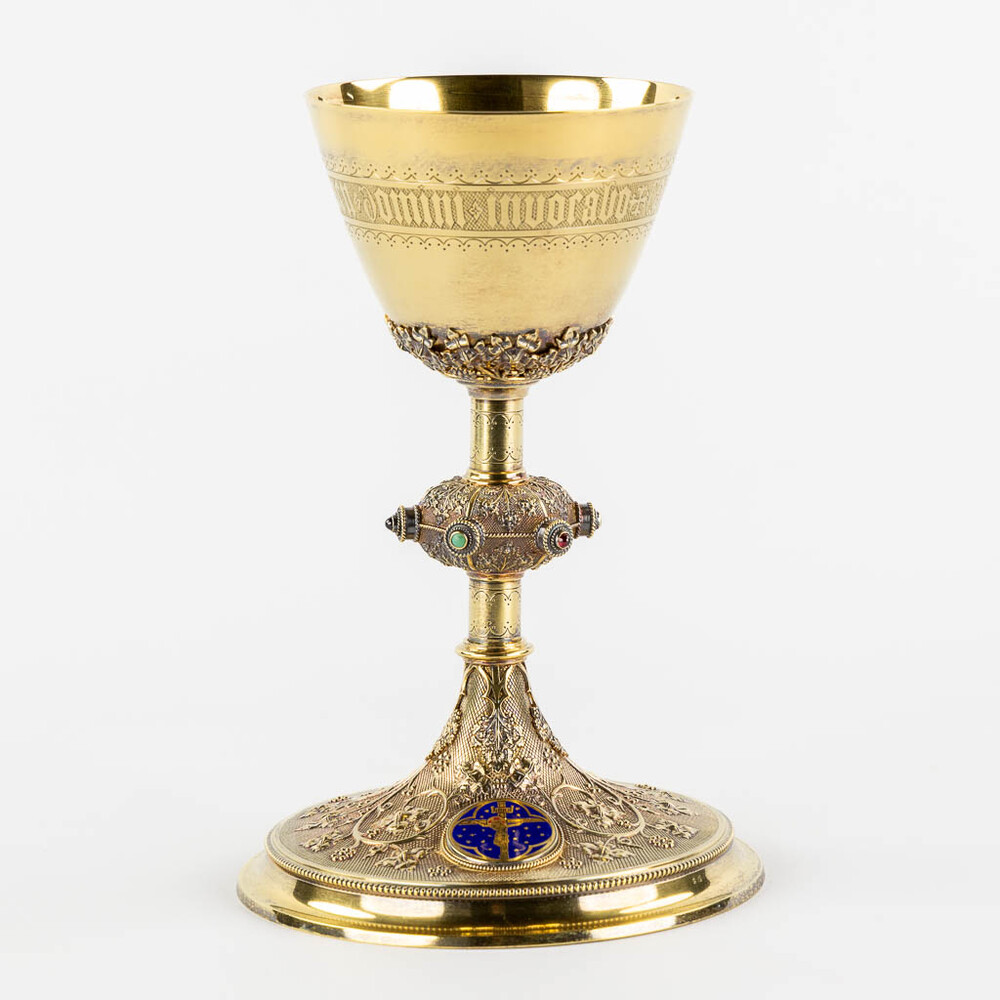 1 Gothic - Style Chalice By : Bourdon Gent Belgium