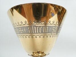 1 Gothic - Style  Chalice. By: Bourdon. More Detail Pictures Of Nr : 4943216