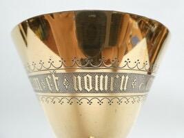 1 Gothic - Style  Chalice. By: Bourdon. More Detail Pictures Of Nr : 4943216