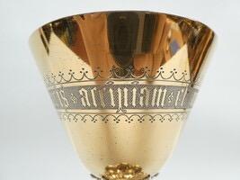 1 Gothic - Style  Chalice. By: Bourdon. More Detail Pictures Of Nr : 4943216