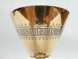 1 Gothic - Style  Chalice. By: Bourdon. More Detail Pictures Of Nr : 4943216