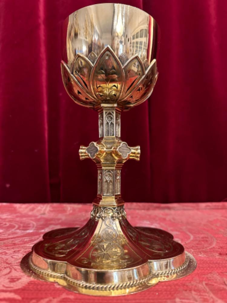 1 Gothic - Style Chalice Silversmith : W.N.M. Van Hooft (1897-1918)