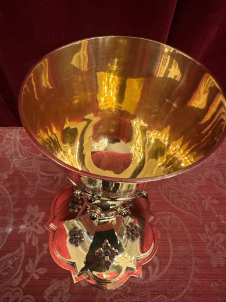 1 Gothic - Style Chalice Tekst Cuppa : Calidem Salutaris Accipiam Et Nomen Dominis Invocab