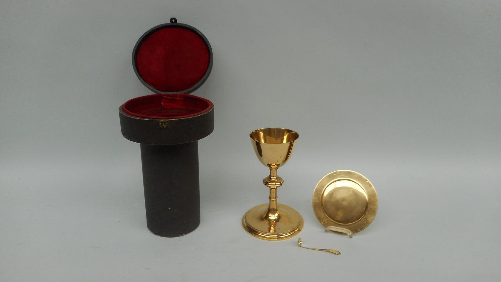 1 Gothic - Style Chalice With Original Case