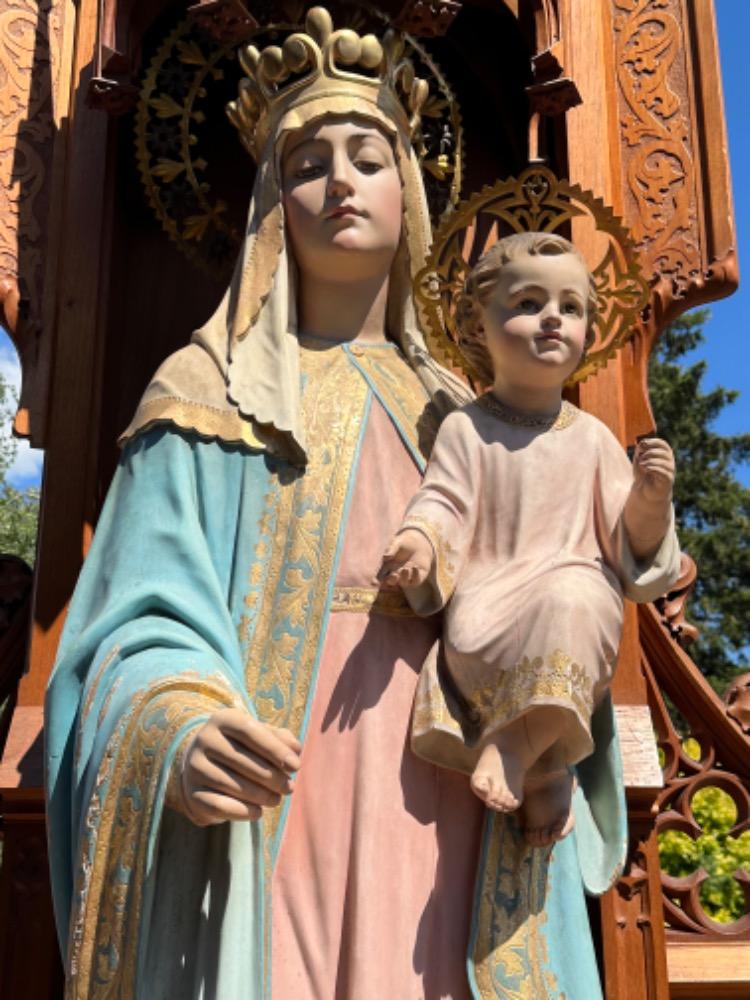 1 Gothic - Style Chapel With St. Mary & Child.