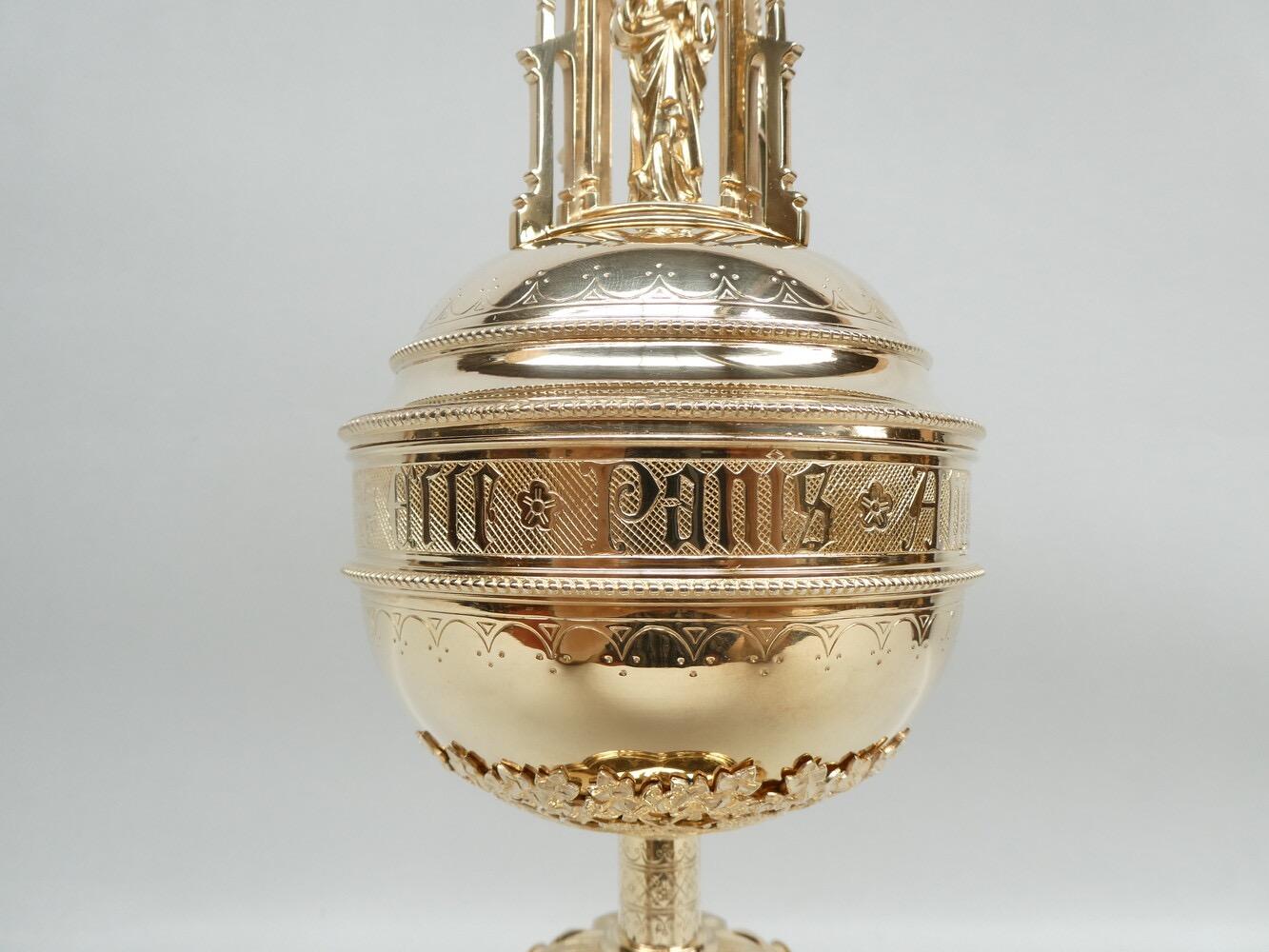 1 Gothic - Style Ciborium By: Bourdon