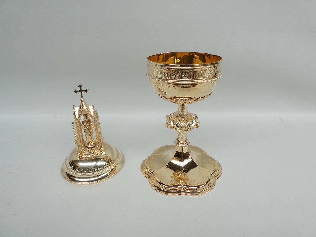 1 Gothic - Style Ciborium. By: Bourdon. More Detail Pictures Of Nr : 4944365