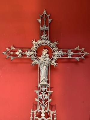 Cross From Graveyard  style Gothic - style en Iron, France 19th century