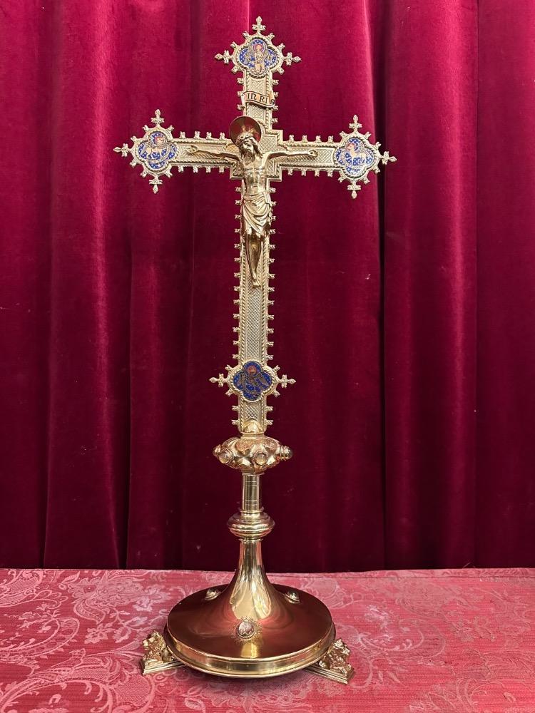 1 Gothic - Style Exceptional Altar -Cross