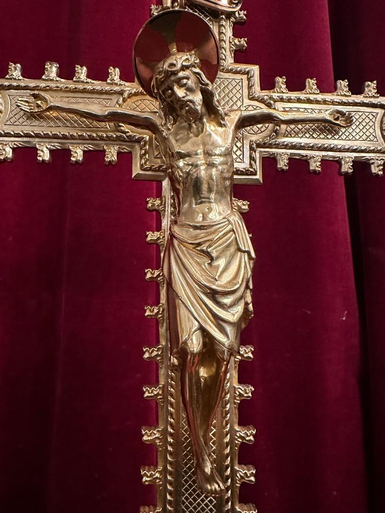 1 Gothic - Style Exceptional Altar -Cross