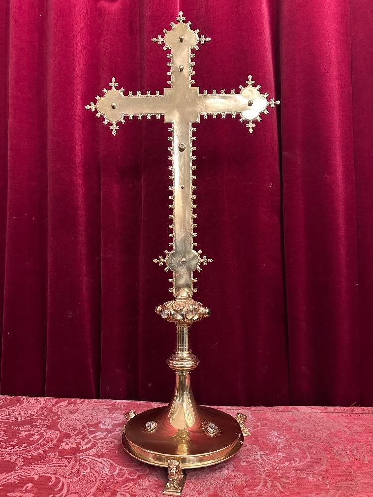 1 Gothic - Style Exceptional Altar -Cross