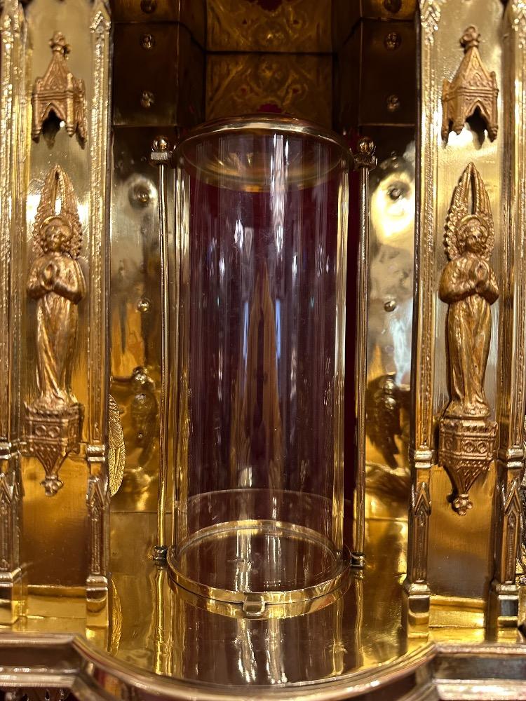 1 Gothic - Style Exceptional Cylinder Reliquary