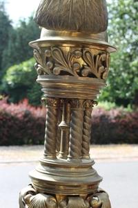 Exceptional Eagle Lectern. 230 Kgs ! style Gothic - style en Full Bronze, England 19th century