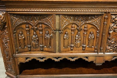 Gothic - Style Dresser style Gothic - style en Wood, Belgium 20th century