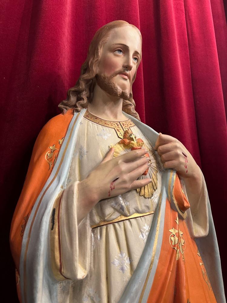 1 Gothic - Style Holy Sacred Heart Statue